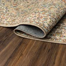 my magic carpet kenya beige washable rug 5 x7