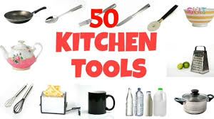 50 kitchen tool names in english