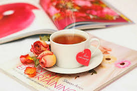 good morning with love rose tea cuo