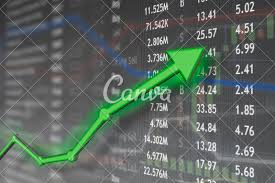 Investing And Stock Market Concept Gain And Profits With