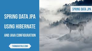 spring data jpa using hibernate and