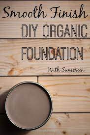 diy foundation makeup with spf