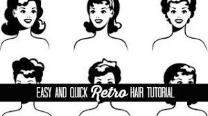 easy retro hair tutorial the glamorous