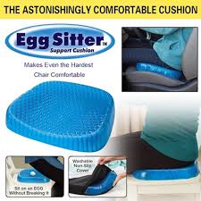 egg sitter seat cushion with non slip cover