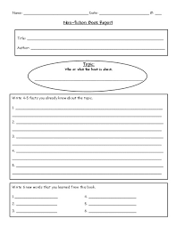 Non Fiction Book Report Printables Template For 4th 5th