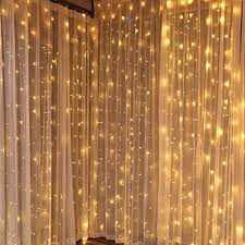 Amazon Com Zstbt Ul Safe 304 Led 9 8feet Connectable Curtain Lights Icicle Lights Fairy String Lights With 8 Modes For Wedding Party Family Patio Lawn Decoration Garden Outdoor