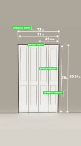 rough opening for bifold doors