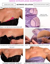 These shirt and dress styles have long caused concerns for the wearer when it comes to first, let's look at a few alternate bra options, then tackle the most challenging of bra strap issues and how to handle them. No Sew No Slip Clear Bra Straps Ultra Support Multiway By Pin Straps At Amazon Women S Clothing Store