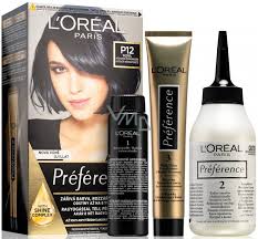 Cute hair, even if your holiday gathering is over zoom. Loreal Paris Preference Hair Color P12 Seoul Intensive Black Blue Vmd Parfumerie Drogerie