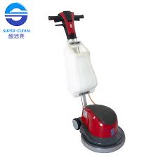 floor cleaning machine and floor polisher