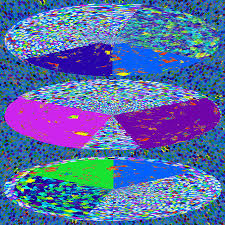 Pie Chart Twirl Tornado Colorful Blue Sparkle Artistic Digital Navinjoshi Artist Created Images Text By Navin Joshi