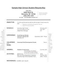 Simple Resume Template Resume For Students With No Experience