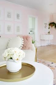 70s pink living room makeover before