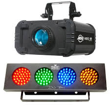 American Dj H2o Ir Led Water 5 Colors Light And Chauvet Sound Activated Light Target