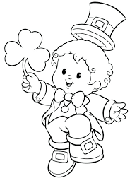 Leprechaun Coloring Pages Free 14526