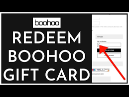 how to redeem boohoo gift card