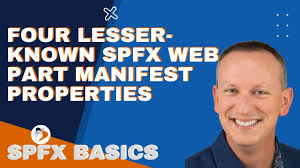 web part manifest properties