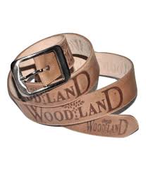 Woodland Brown Leather Belt
