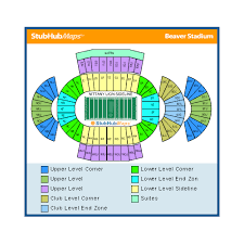 Extraordinary Beaver Stadium Seating Chart Row Numbers