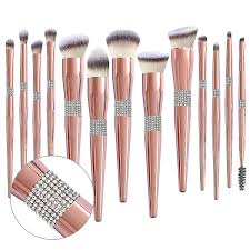 glitter makeup brushes sets 13pcs