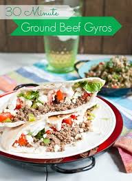 30 minute ground beef gyros neighborfood