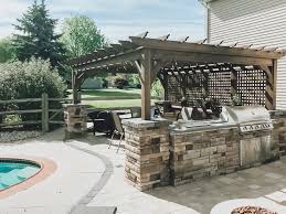 Amish Crafted Wood Pergola Kits For