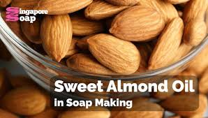 sweet almond oil in soap making