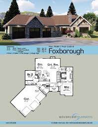 Story Craftsman House Plan Foxborough