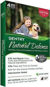 sentry natural defense flea tick