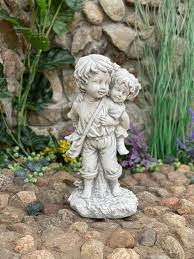 Buy Kids Garden Statue Concrete Boy And