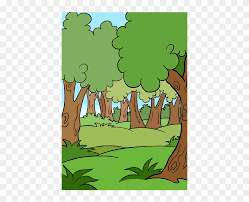 how to draw cartoon forest forest