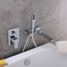 Wall Mounted Swivel Tub Filler Faucet