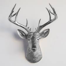 Faux Taxidermy Large Deer Head Wall