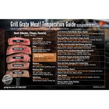 Grillgrates Meat Temperature Guide Magnet All Weather