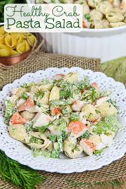 crab pasta salad healthy easy