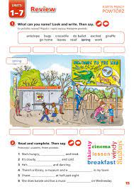 New English Adventure - Review worksheet