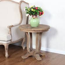 decorating a small round side table