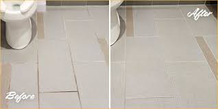 our grout sealing crew worked wonders