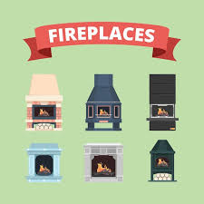 Fireplace Retro Gas Stove Flame