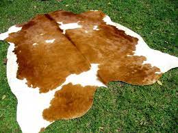 do cowhide rugs smell