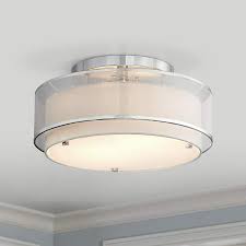 Possini Euro Design Double Organza 16 Wide Ceiling Light T9756 Lamps Plus