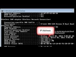 find ip address of any pc using cmd