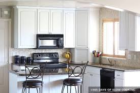 painting kitchen cabinets before after