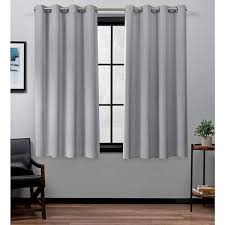 solid blackout grommet top curtain