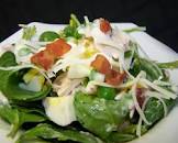 springtime layered spinach salad