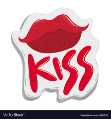 kiss lips female sensual sticker funny