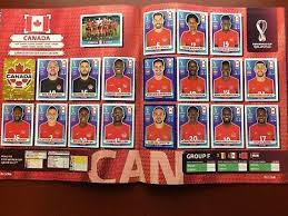 Panini World Cup 2022 Canada Album gambar png