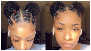Here, we're sharing 21 cute rubber band hairstyles, we're looking at you. Cute Hairstyles With Rubber Bands Brown Natural Hair Styles Easy Natural Hairstyles For Kids Natural Hair Braids