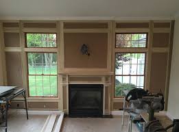 How To Lay Out A Paneled Fireplace Wall