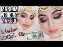 muslim wedding guest makeup with hijab